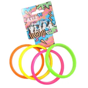 80s Neon Bangles Set of 4