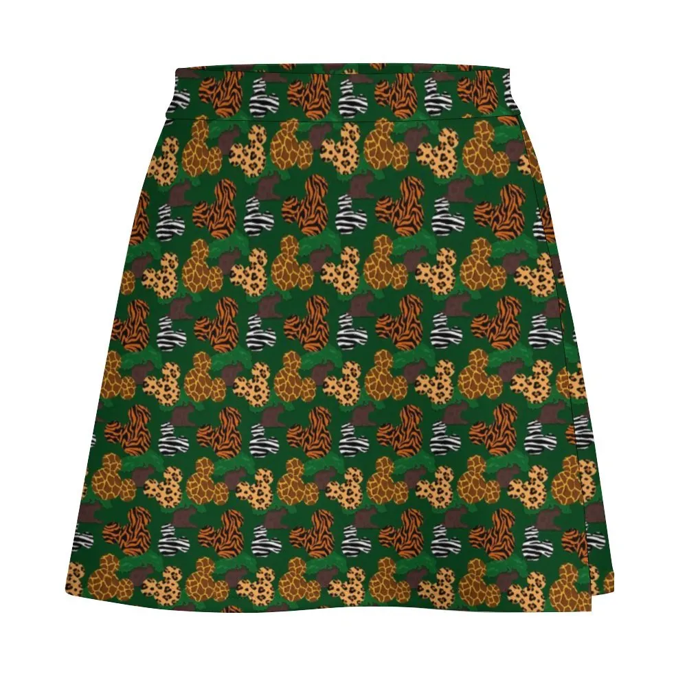 Animal Prints Short Skirt