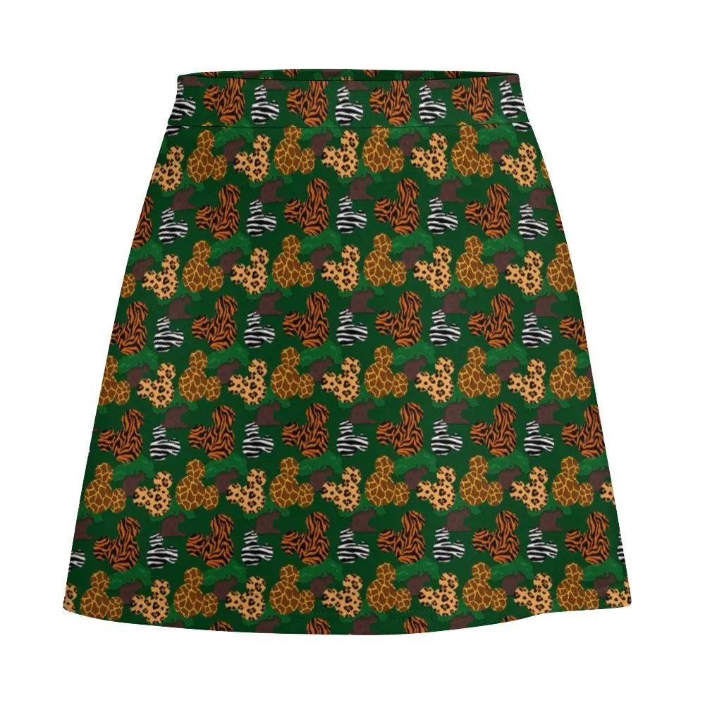 Animal Prints Short Skirt