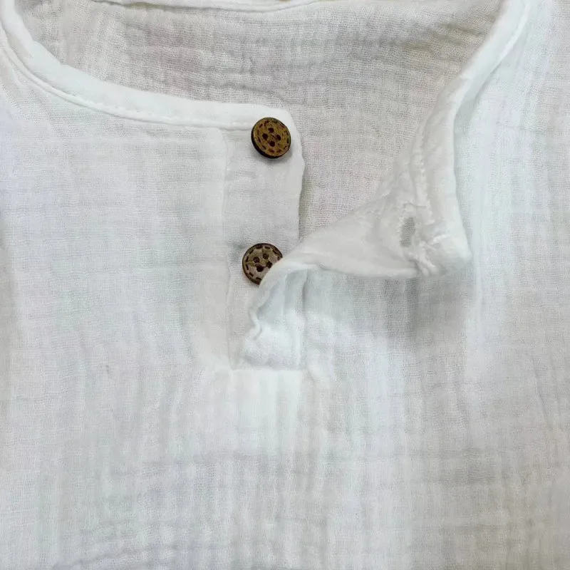 Baby Organic Cotton T-shitrs Newborn Toddlers Boys Tops Casual Spring Summer Cute Soft Muslin Clothes 0-6Years Soft T Shirt