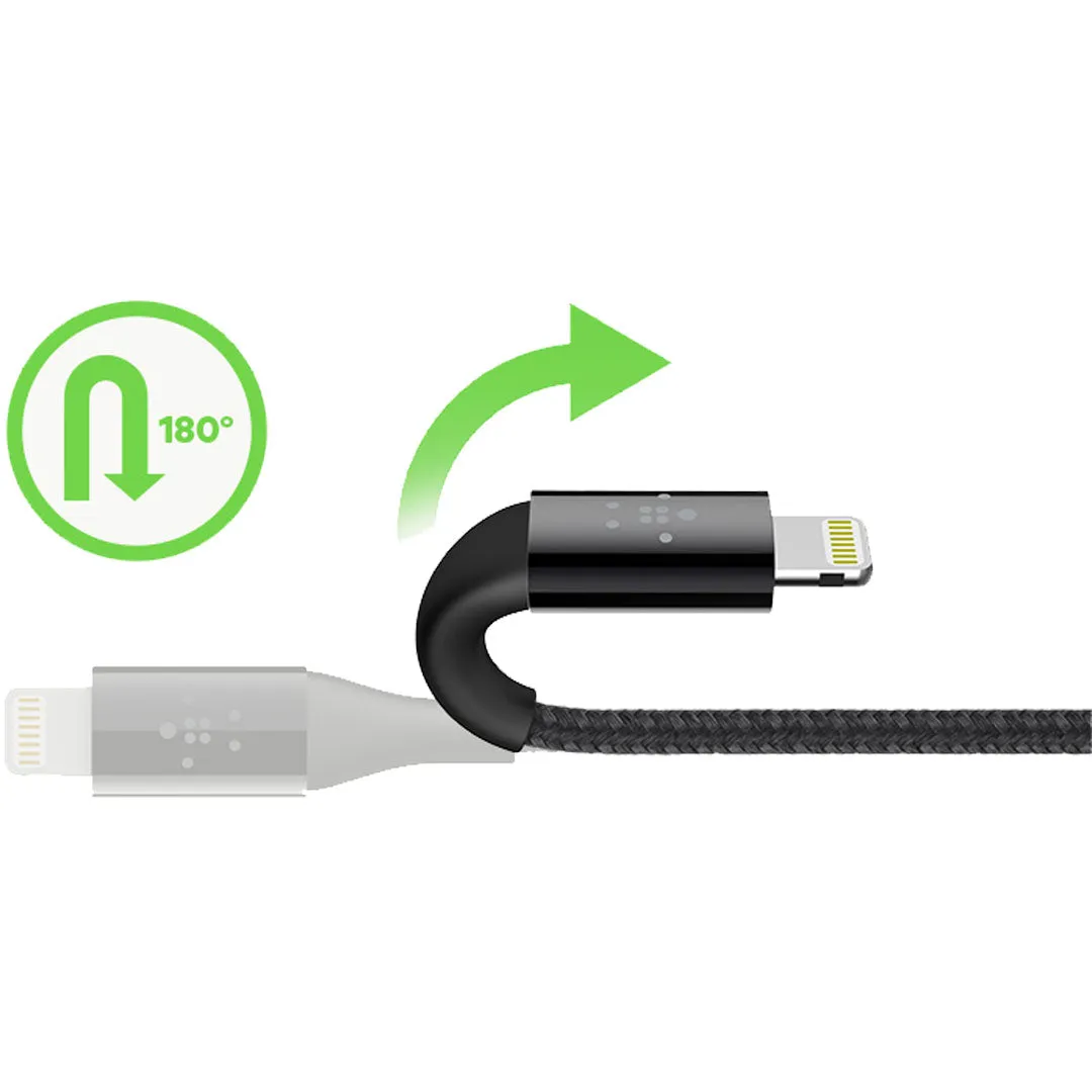 Belkin Duratek Plus Lightning to USB-A Cable ( 1.2m ) - White (Barcode: 745883769575 )