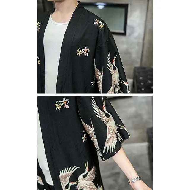 Crane Kimono Jacket