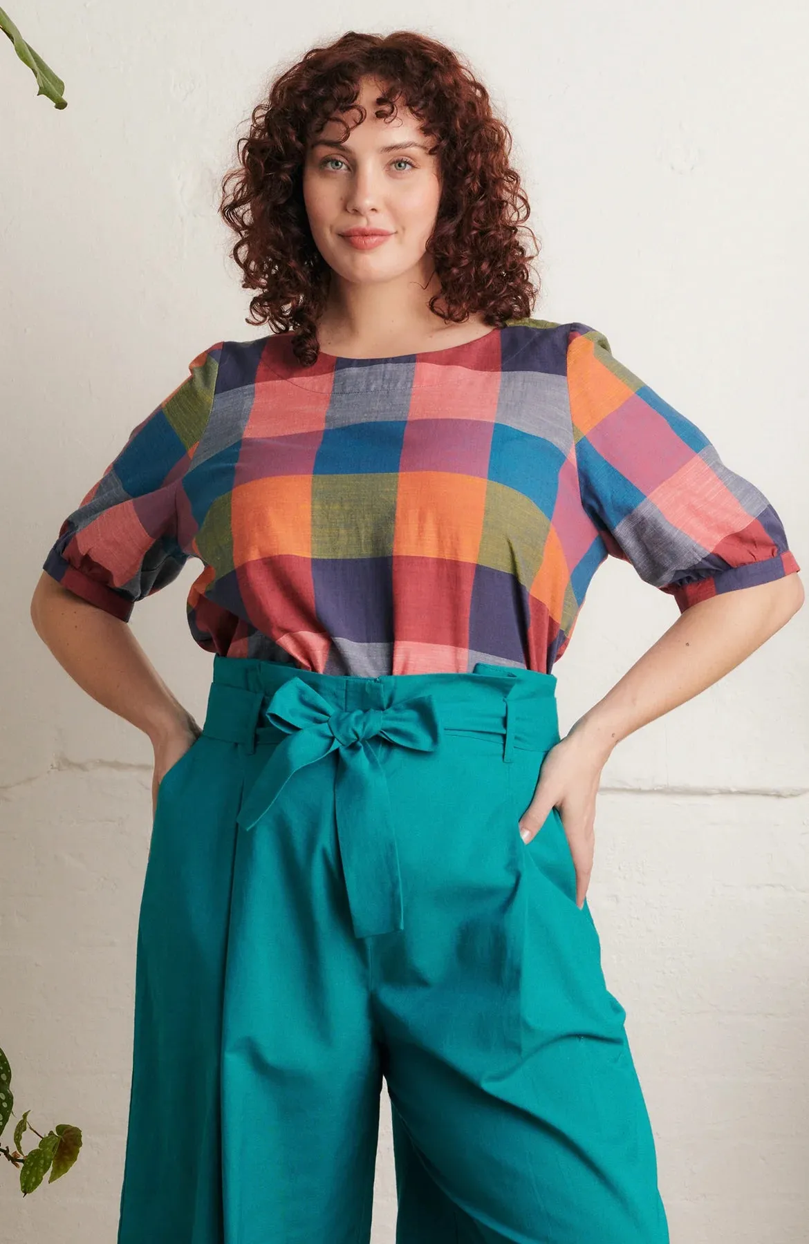 Emily & Fin Gilda Teal Trouser