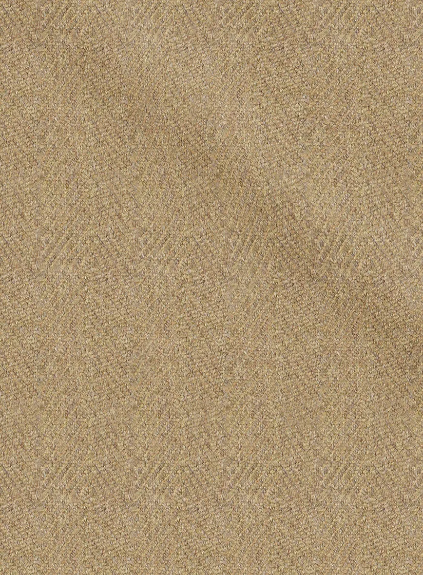 Highlander Beige Herringbone Tweed Pants