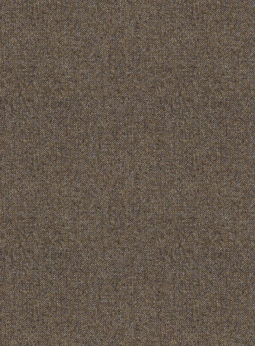 Italian Quelo Rust Brown Twill Flannel Jacket