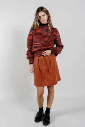 Itsuki Organic Cotton Corduroy Skirt Ginger