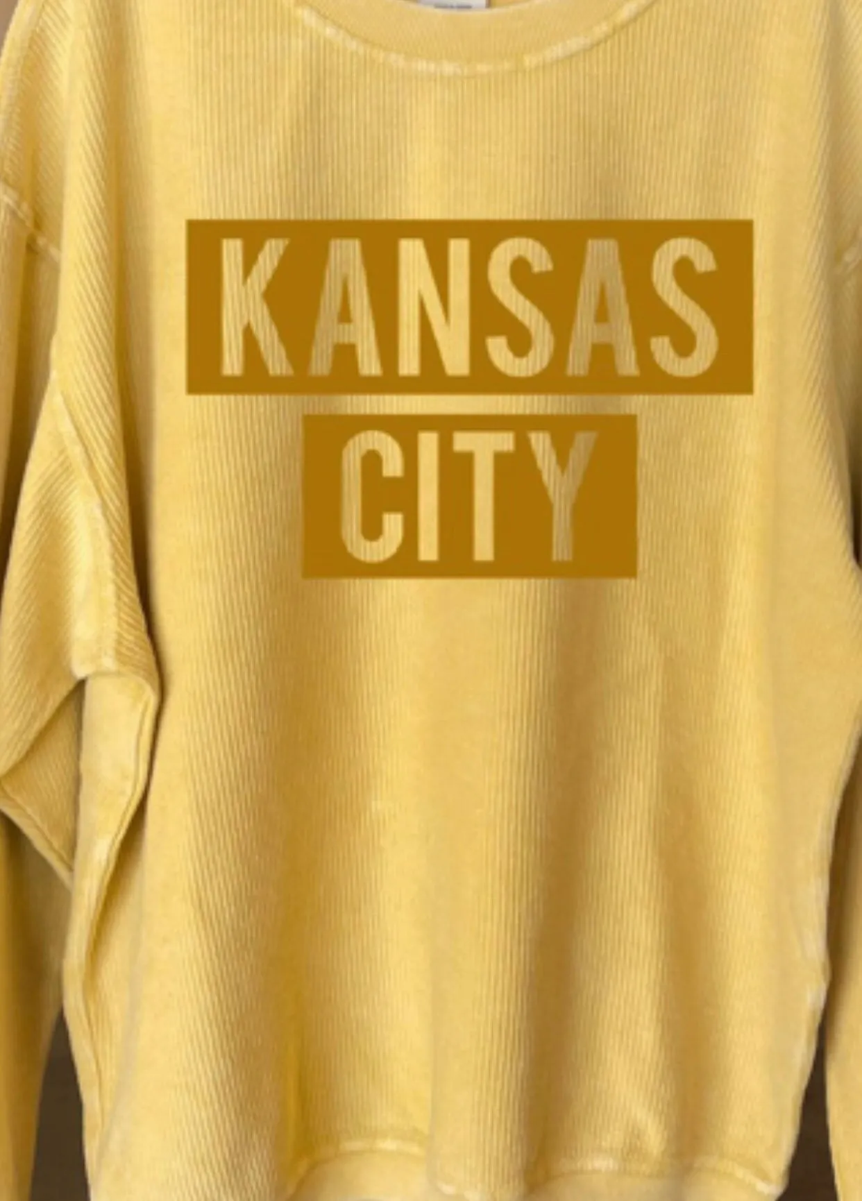 Kansas City Corded Sweatshirt