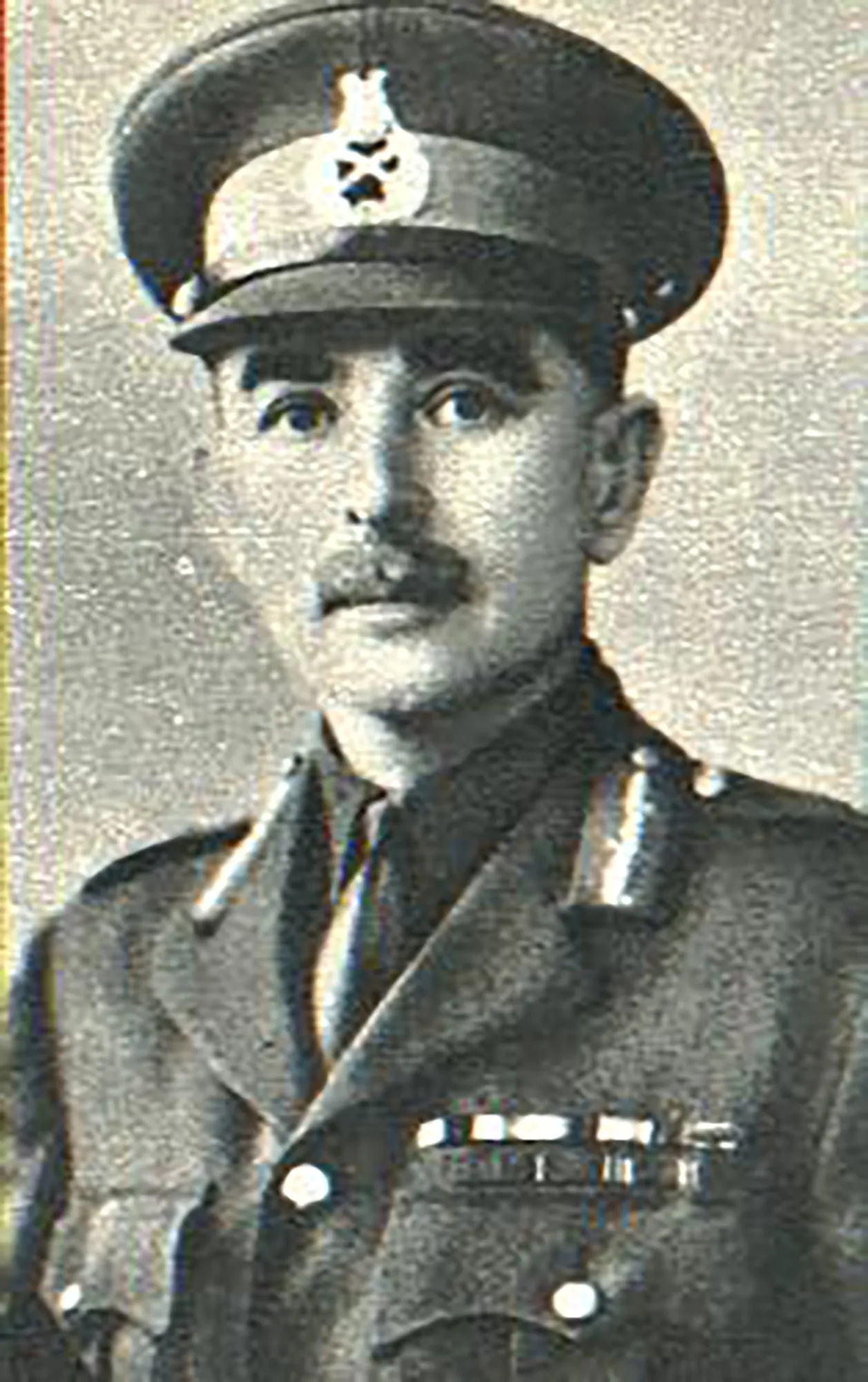 Original British WWII No.2: Service Dress Uniform Jacket and Peaked Visor with Research of Lieutenant-General Sir Noel Beresford-Peirse KBE, CB, DSO
