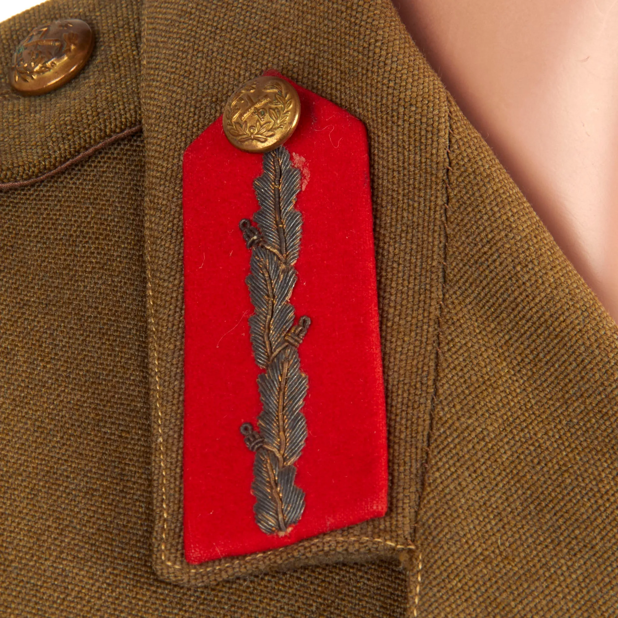 Original British WWII No.2: Service Dress Uniform Jacket and Peaked Visor with Research of Lieutenant-General Sir Noel Beresford-Peirse KBE, CB, DSO