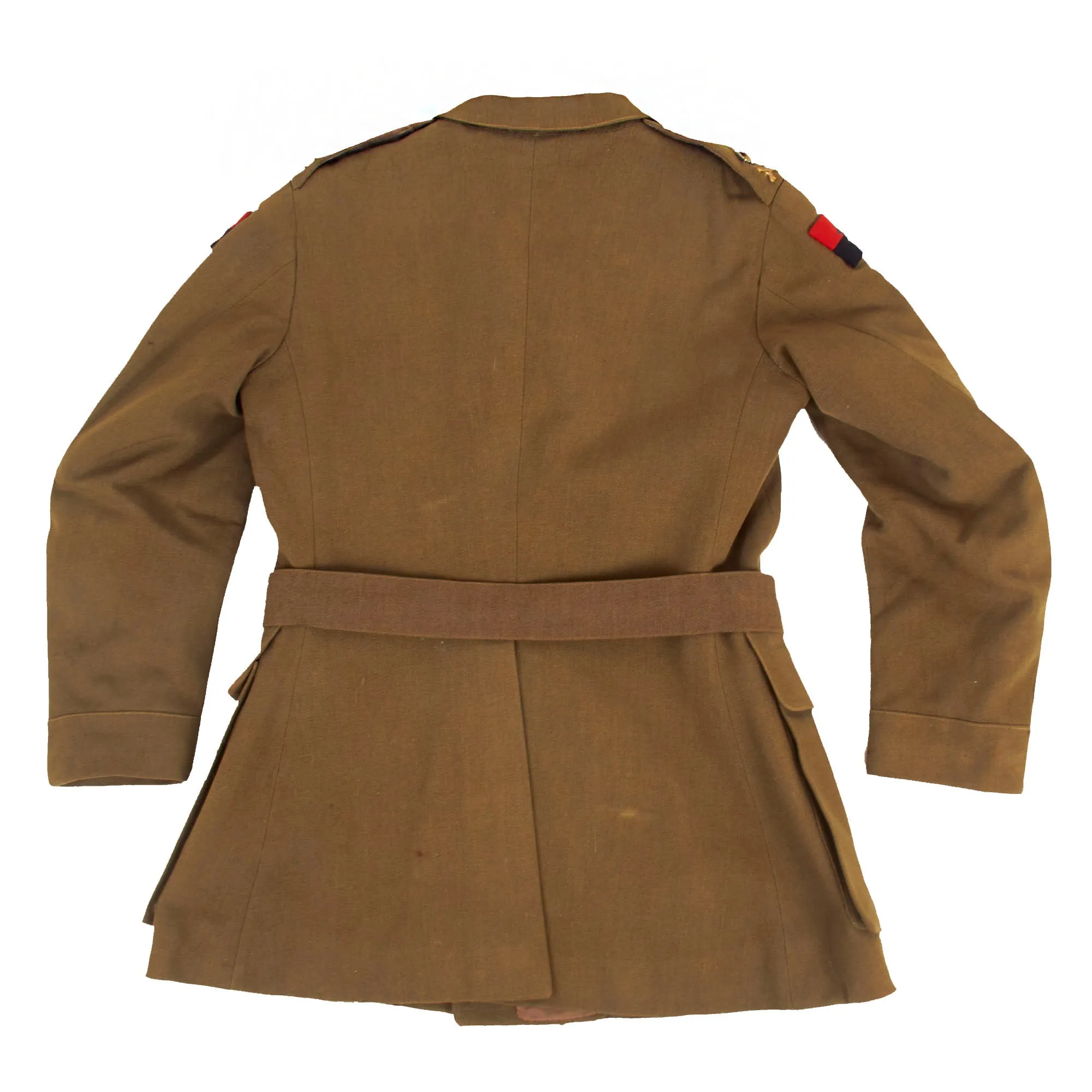 Original British WWII No.2: Service Dress Uniform Jacket and Peaked Visor with Research of Lieutenant-General Sir Noel Beresford-Peirse KBE, CB, DSO