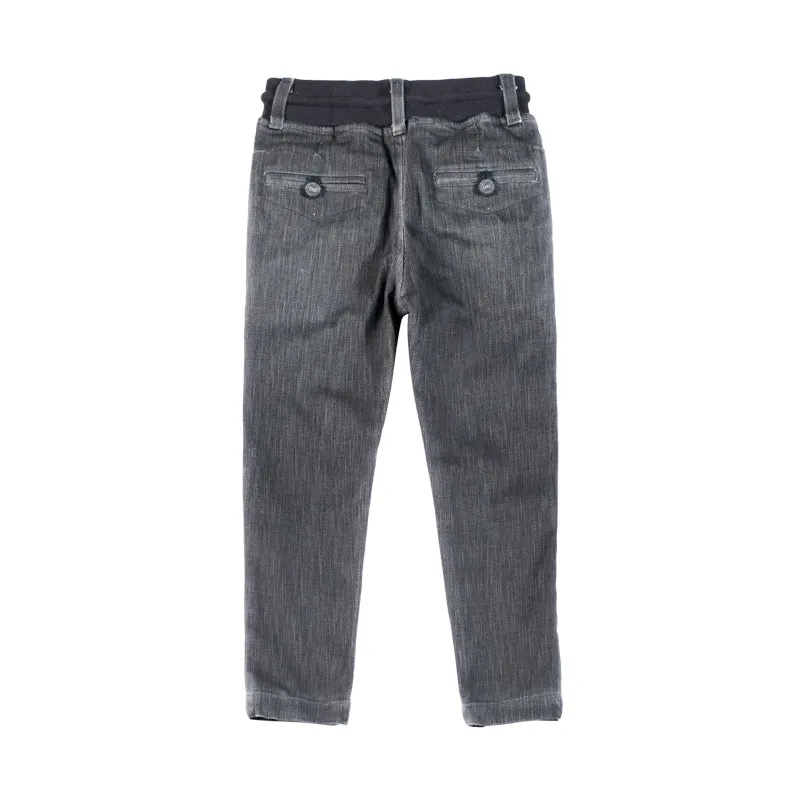 Paper wings - canvas trousers - grey
