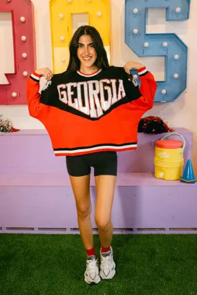 QUEEN OF SPARKLES | Licensed Holographic Georgia Sweatshirt