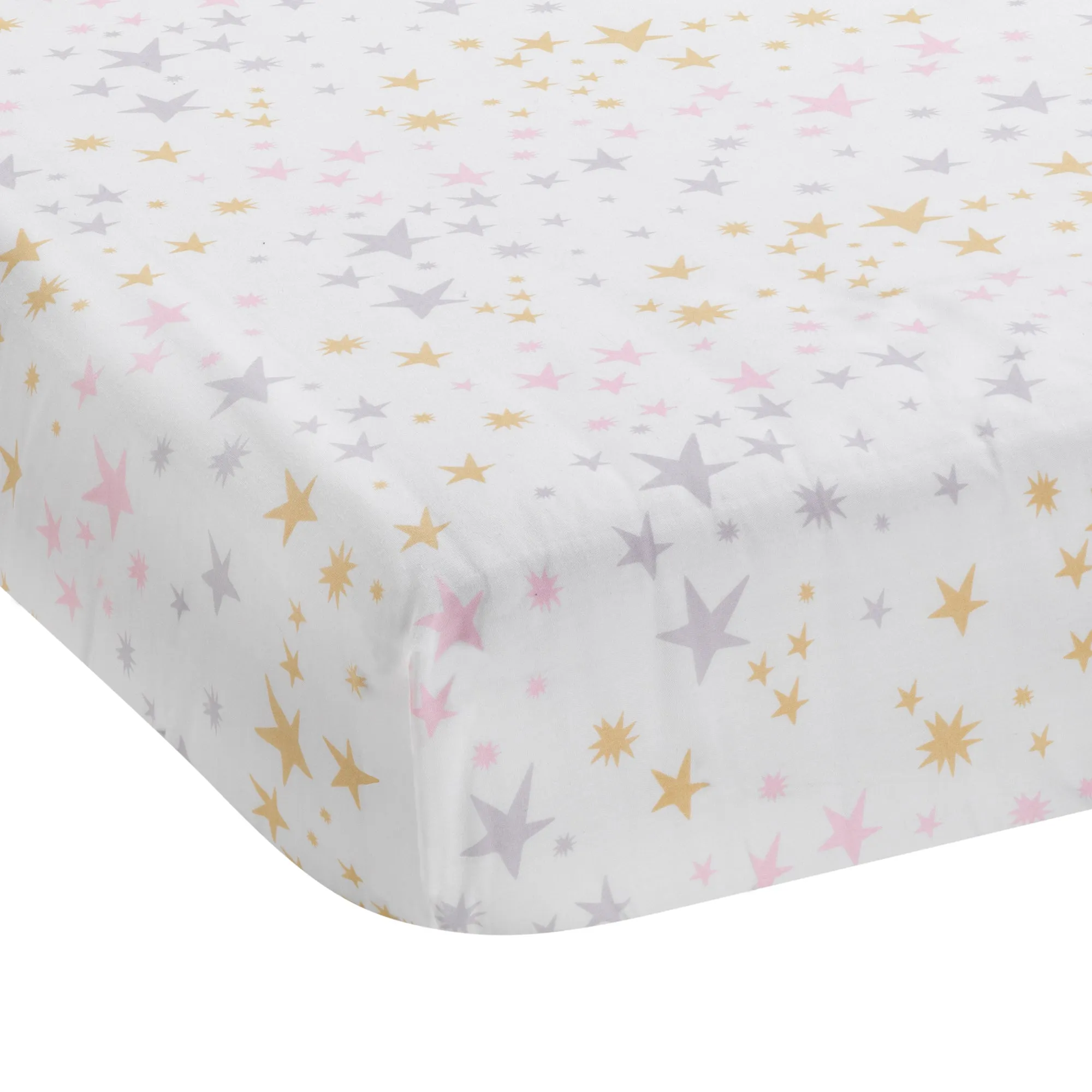 Rainbow Unicorn 3-Piece Crib Bedding Set