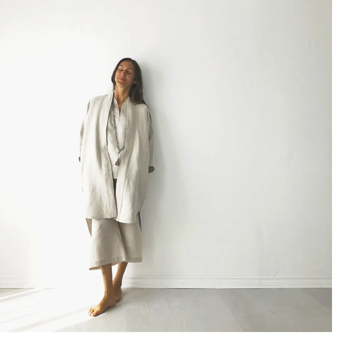 The OM SHANTI Meditation Kimono