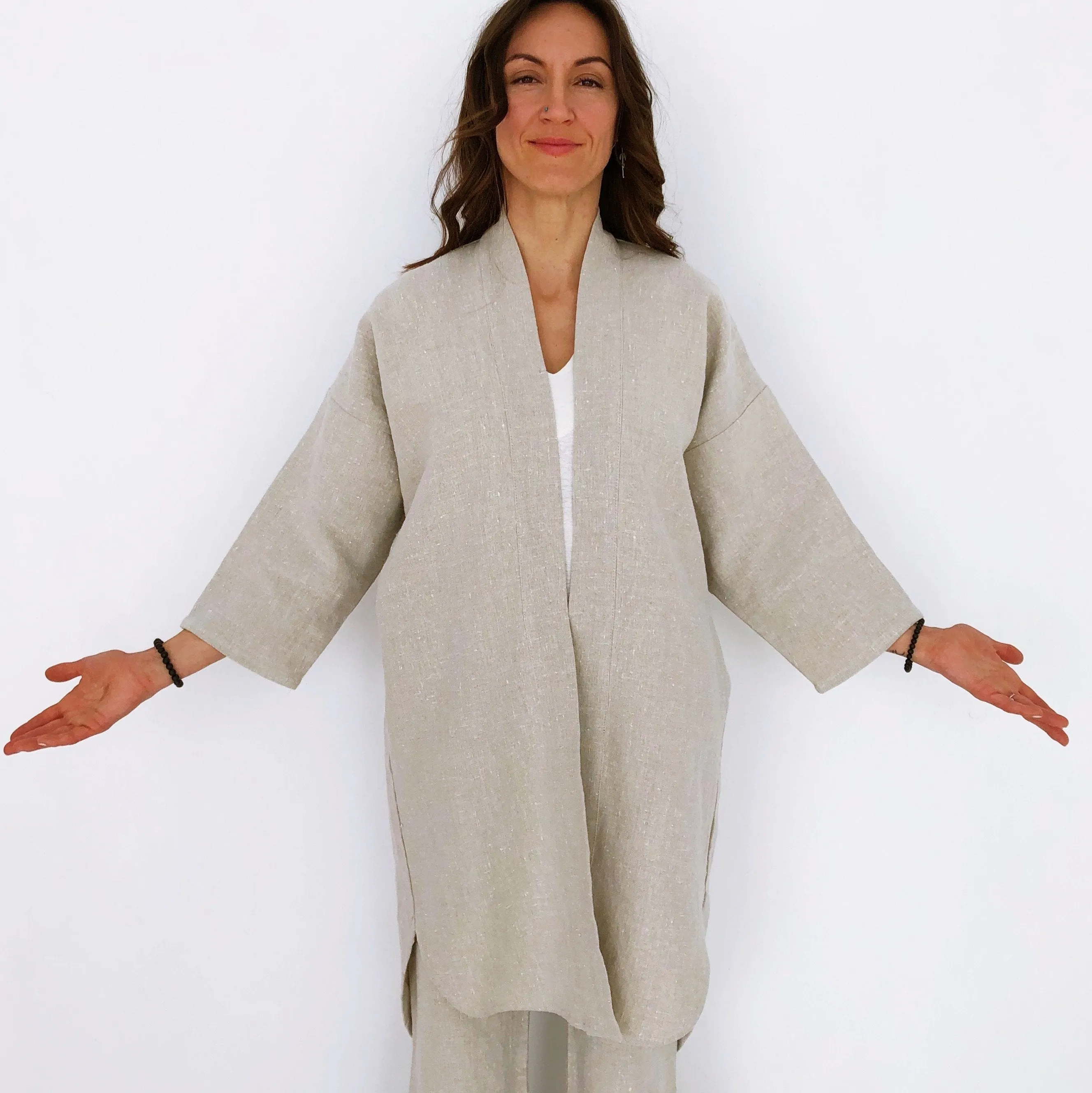 The OM SHANTI Meditation Kimono