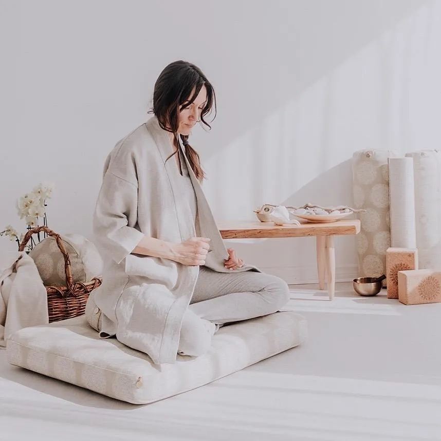 The OM SHANTI Meditation Kimono