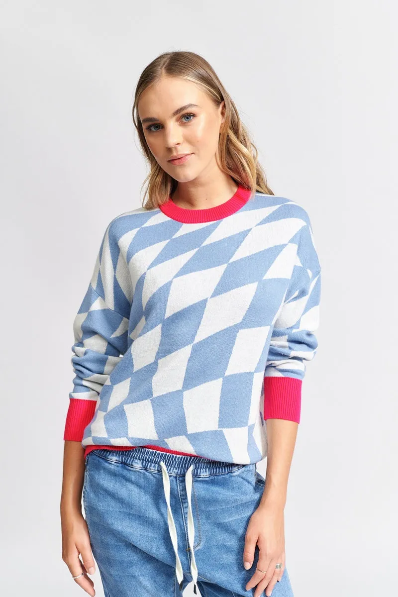 The Others - The Warp Knit - Blue Bone Combo