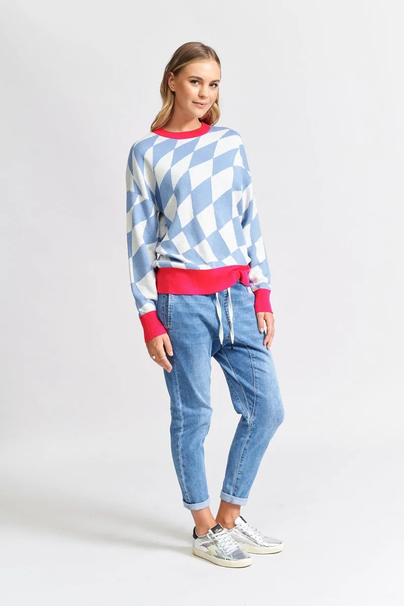 The Others - The Warp Knit - Blue Bone Combo