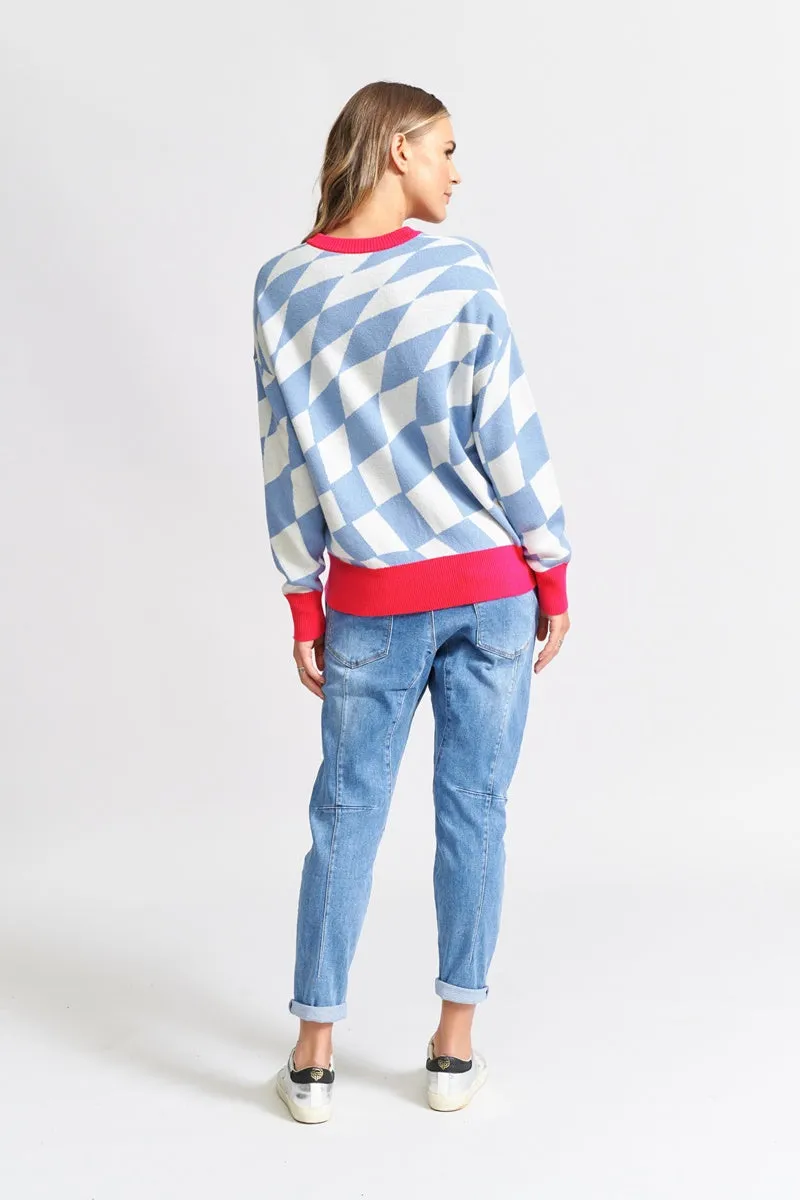 The Others - The Warp Knit - Blue Bone Combo