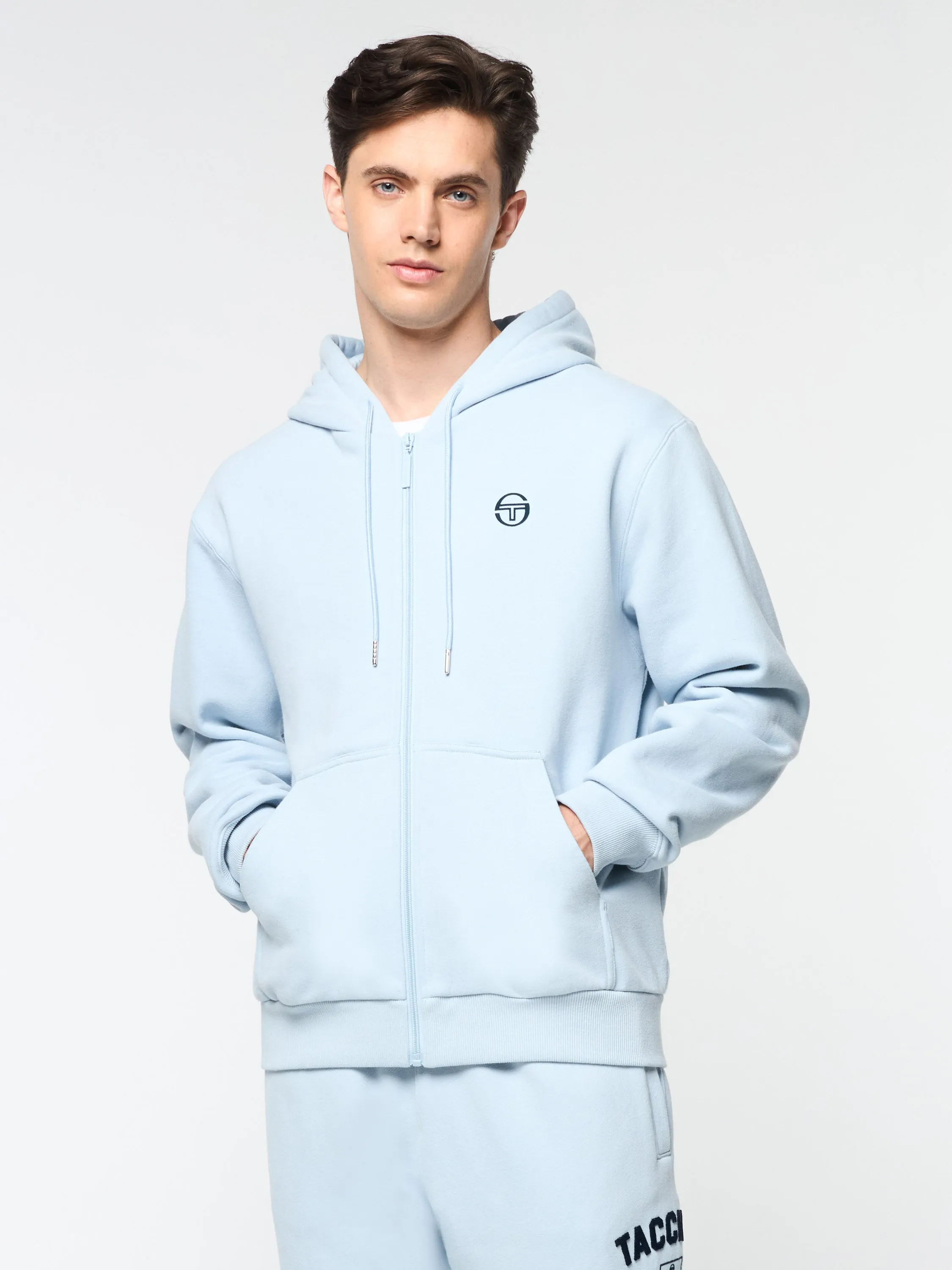 Varsita Zip Up Hoodie- Celestial Blue
