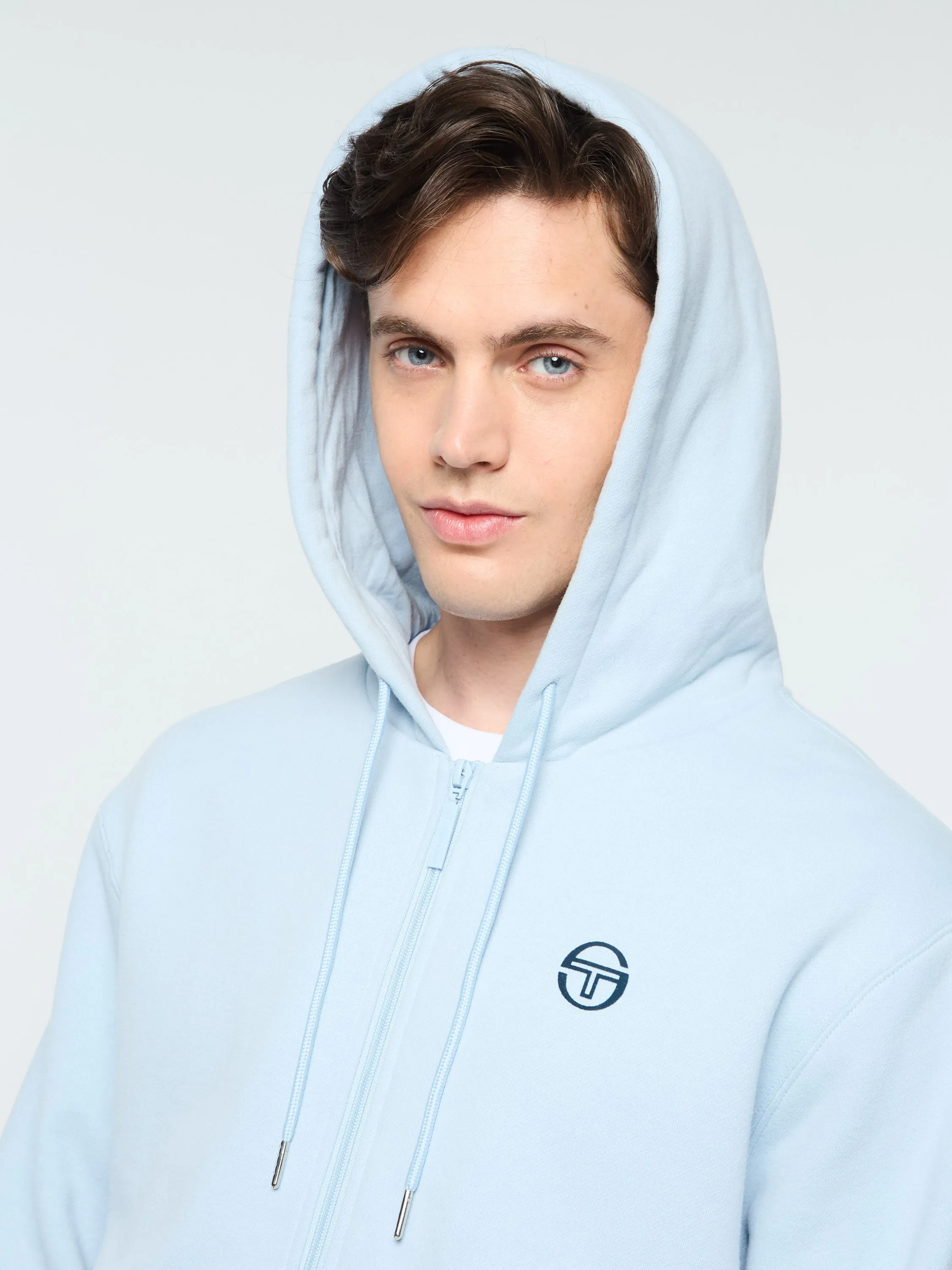 Varsita Zip Up Hoodie- Celestial Blue