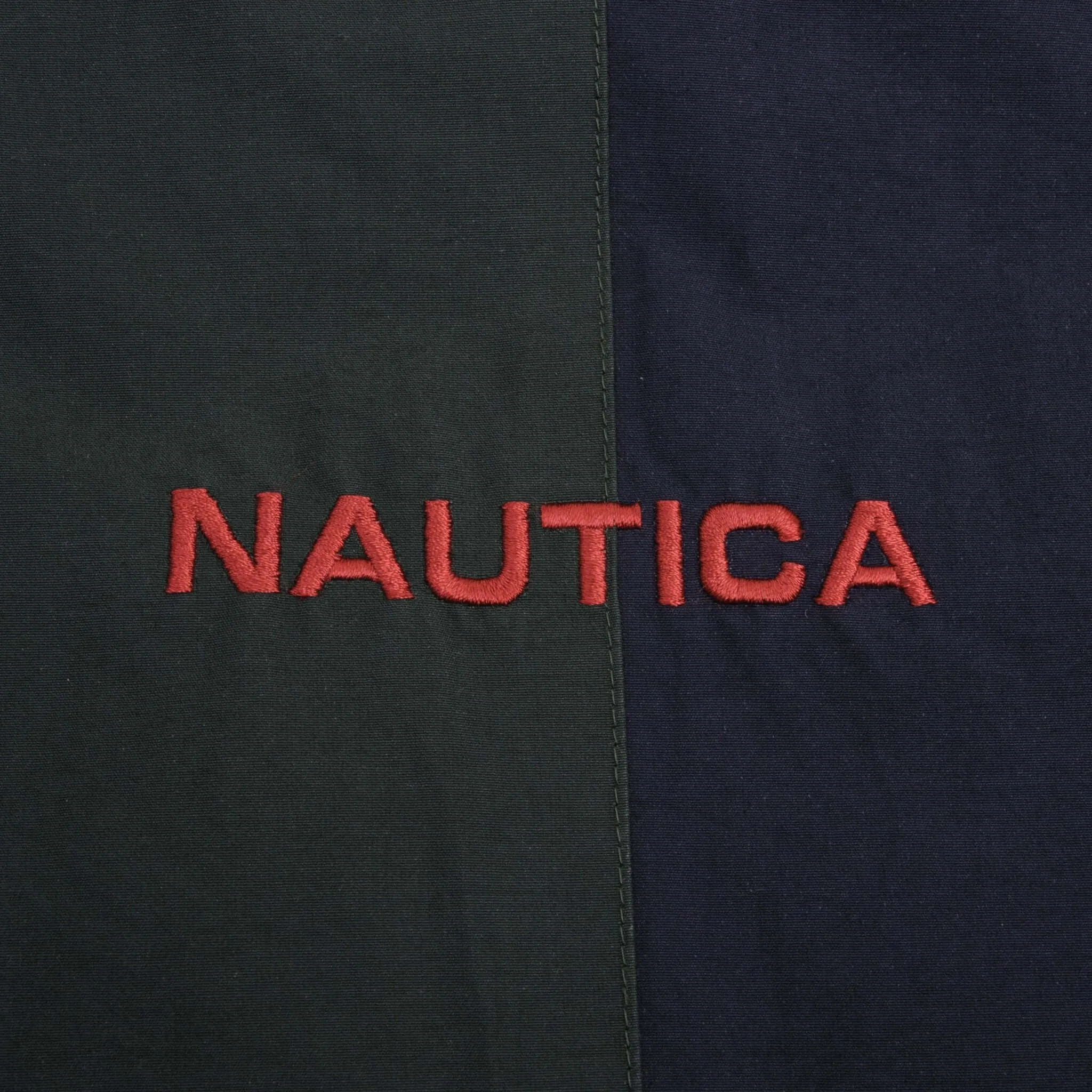 VINTAGE NAUTICA REVERSIBLE WINDBREAKER SAIL JACKET 1990S SIZE 2XL