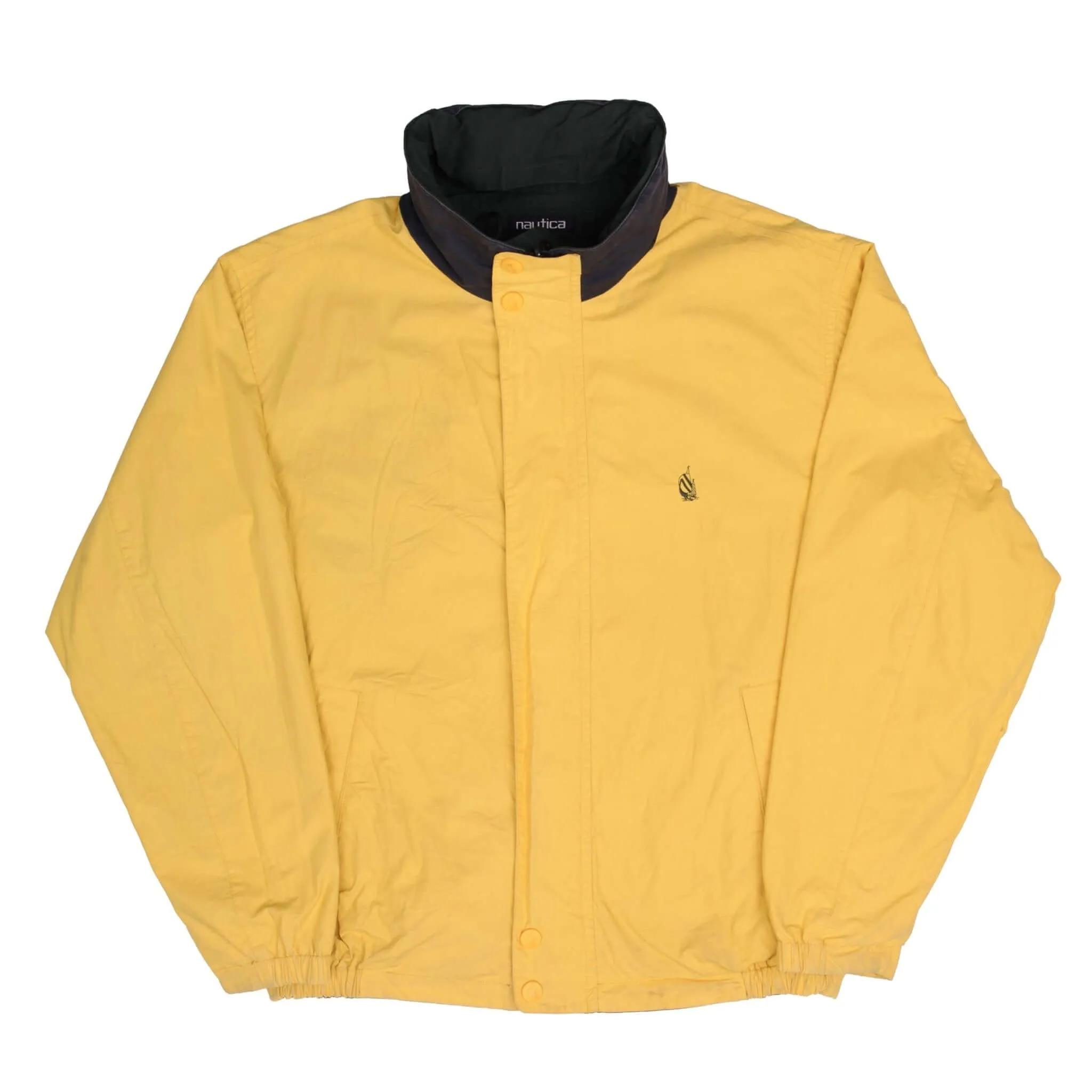 VINTAGE NAUTICA REVERSIBLE WINDBREAKER SAIL JACKET 1990S SIZE 2XL