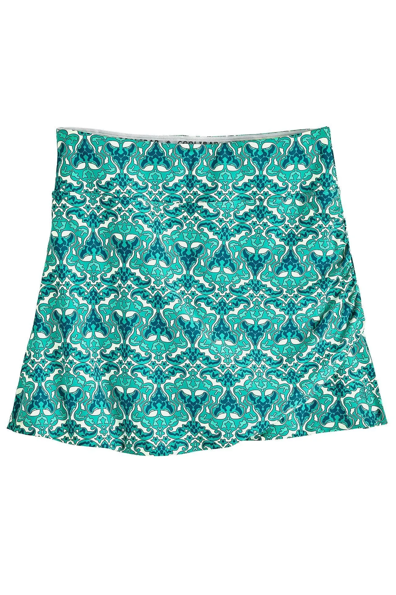 Women's Big Wave Swim Skort  |  Mint Turkish Tile